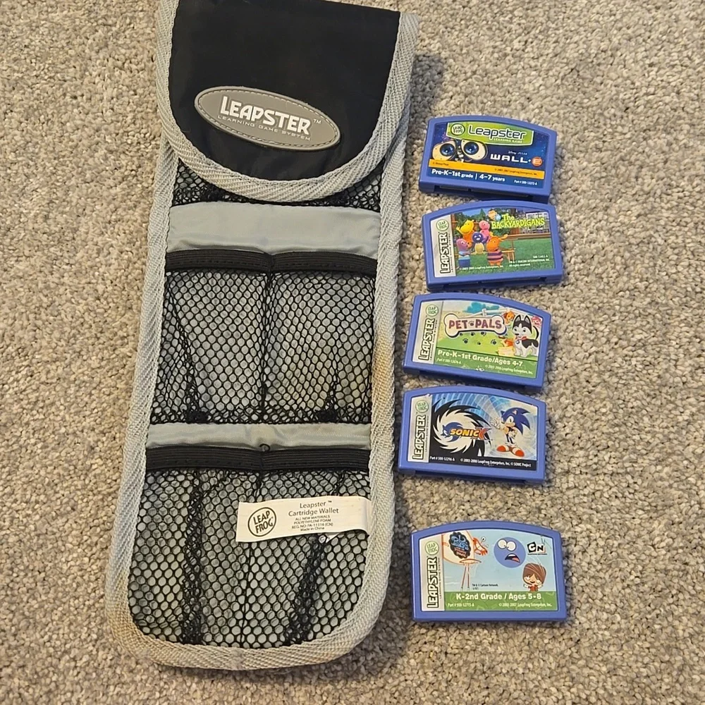 Leap Frog Leapster LeapPad Game Cartridges 5pk - Picture 4 of 5
